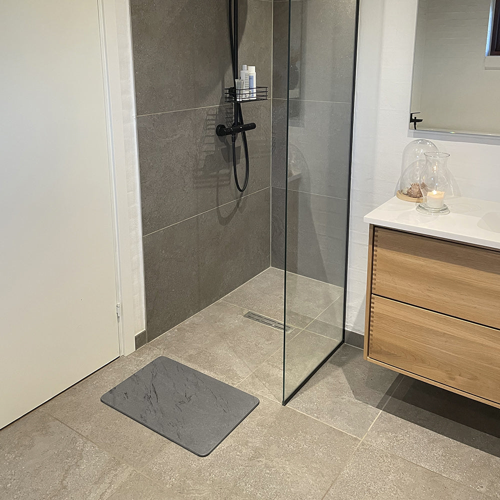 Naturlig Stenbademåtte 60x39x0,9cm